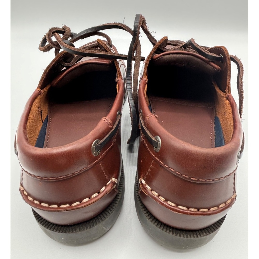 Dockers Men's Brown Leather Boat Shoes 7.5 - Picture 6 of 14